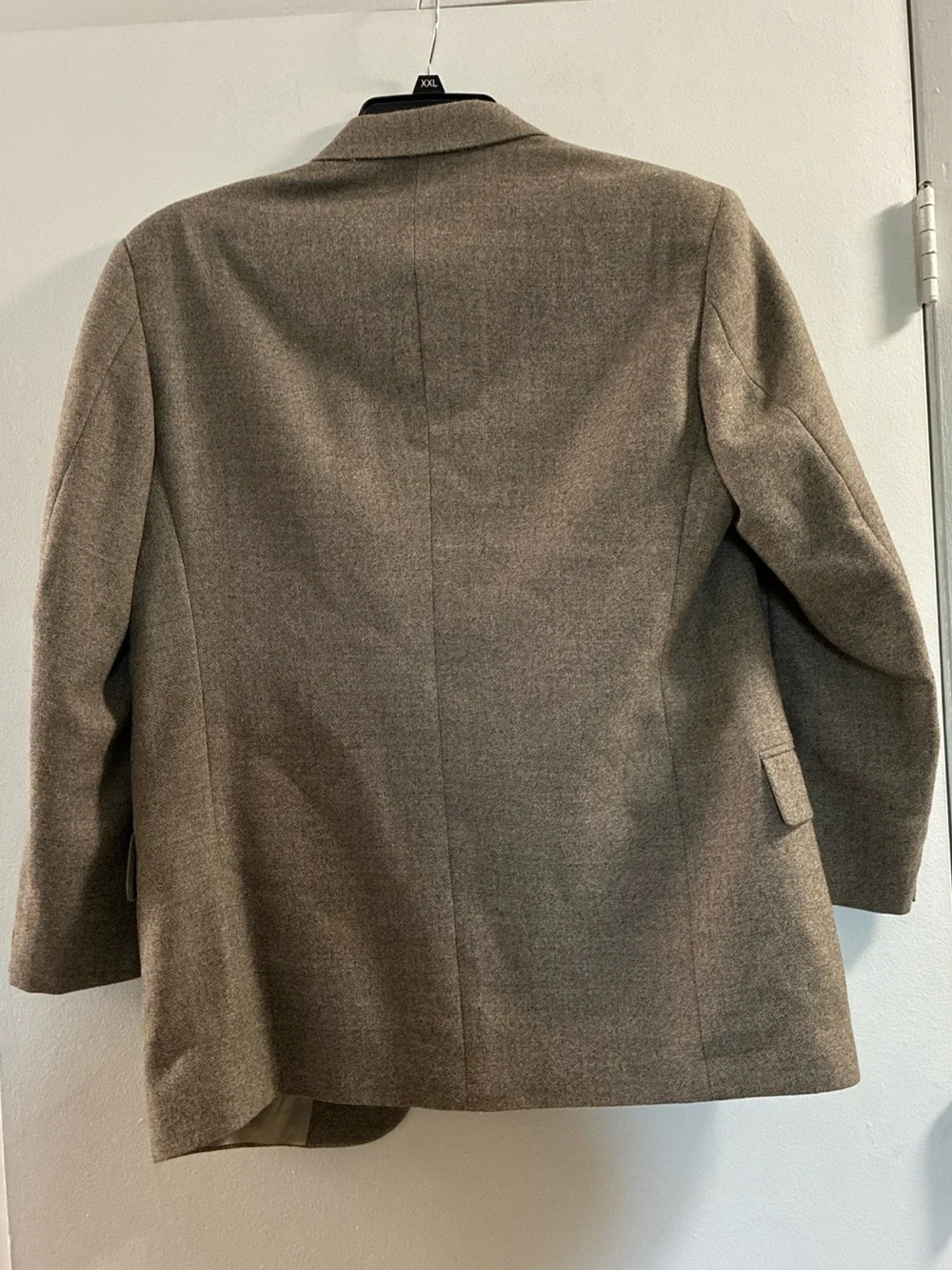 Vtg Claiborne Men's Taupe Wool Alpaca Sport Coat